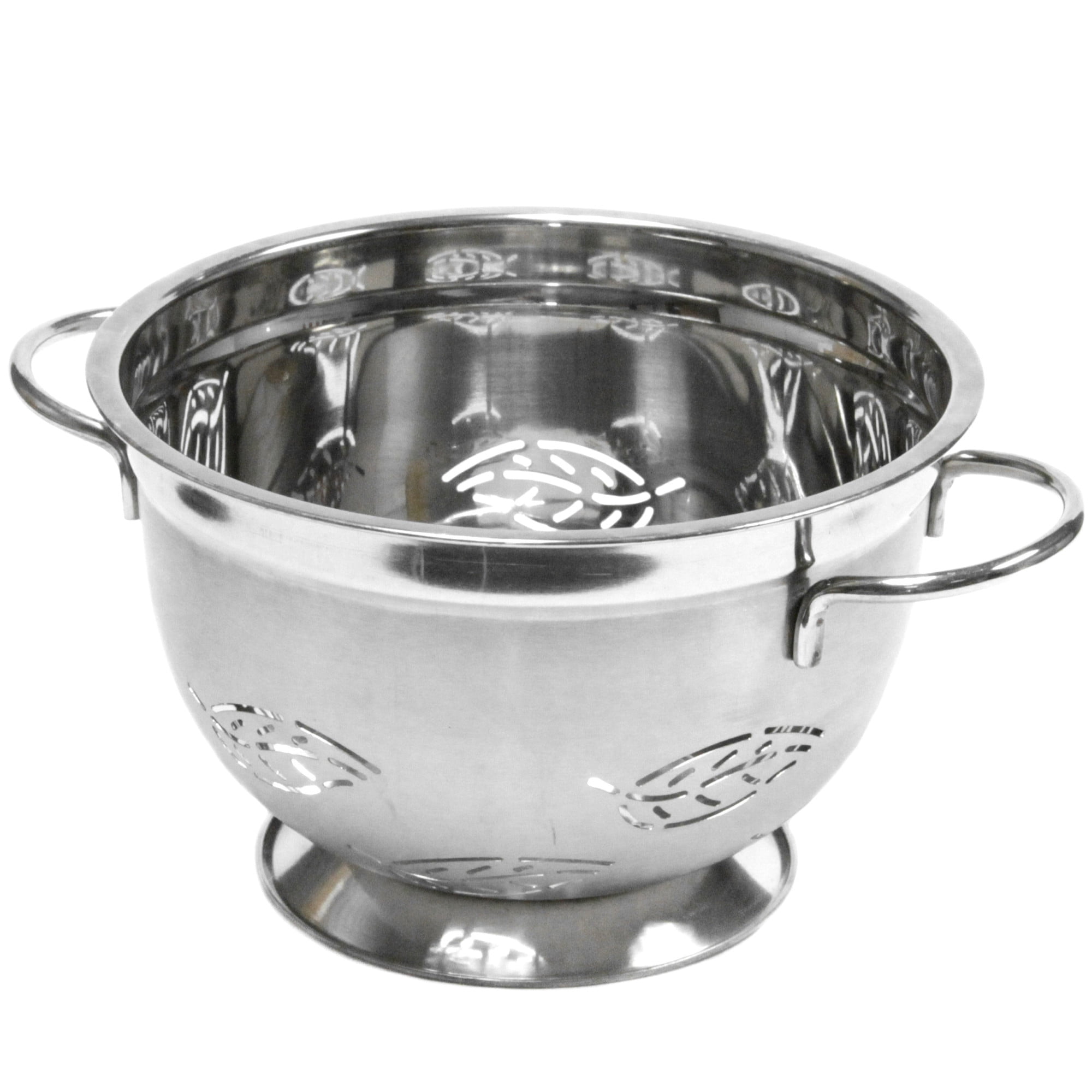 Chef Craft Select Leaf Colander, 5 Quart Capacity, Stainless Steel ...