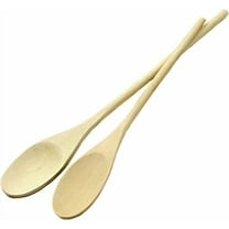 Chef Craft Select Maple Solid Spoon, 12 and 14 inch 2 Piece Set, Natural