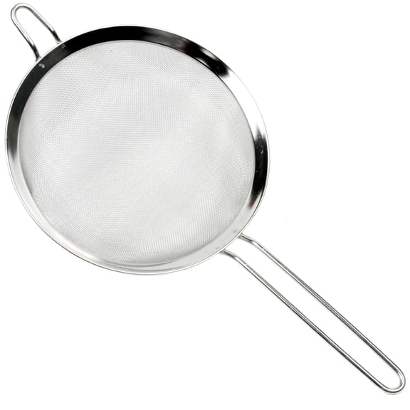 Chef Craft Select Mesh Strainer, 8 inch Diameter, Stainless Steel