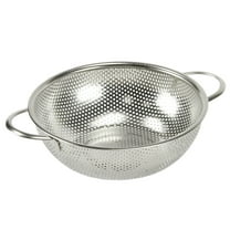 Chef Craft Select 1.5-Quart Microperforated Stainless Steel Colander – Fine Strainer for Fruits, Vegetables, Pasta, and Grains