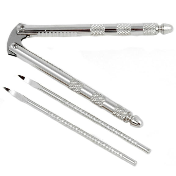 Chef Craft Select Nut Cracker with Picks, 5 inches in Length, Stainless Steel