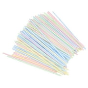 Chef Craft Select Plastic Flexible Straws, 8 inch 100 Piece Set, Striped