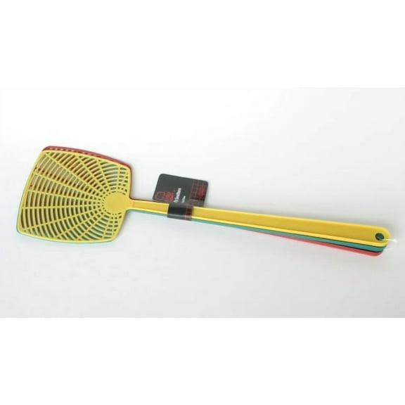 Chef Craft Select Plastic Fly Swatter, 18 inch 3 Piece Set, Purple/Green/Blue