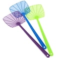 thumbnail image 1 of Chef Craft Select Plastic Fly Swatter, 18 inch 3 Piece Set, Purple/Green/Blue, 1 of 2