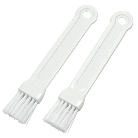 Chef Craft Select Plastic Mini Pastry Brush, 6.75 inches in Length 1 inch Width 2 Piece Set, White