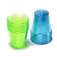 thumbnail image 1 of Chef Craft Select Plastic Shot Glasses, 1 Ounce 12 Piece Set, Blue/Green, 1 of 2