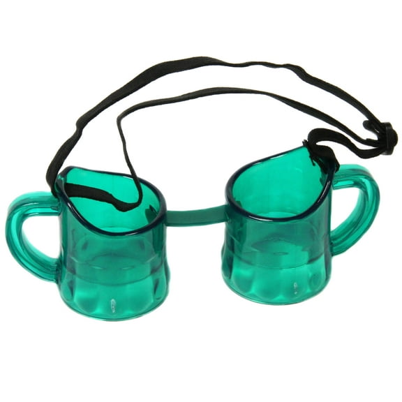 Chef Craft Select St. Patrick's Beer Goggles, 7.25 Adjustable Width , Green