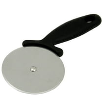 Chef Craft Select Stainless Steel Pizza Cutter, 8 inches in Length 3.75 inch Blade Diameter, Black