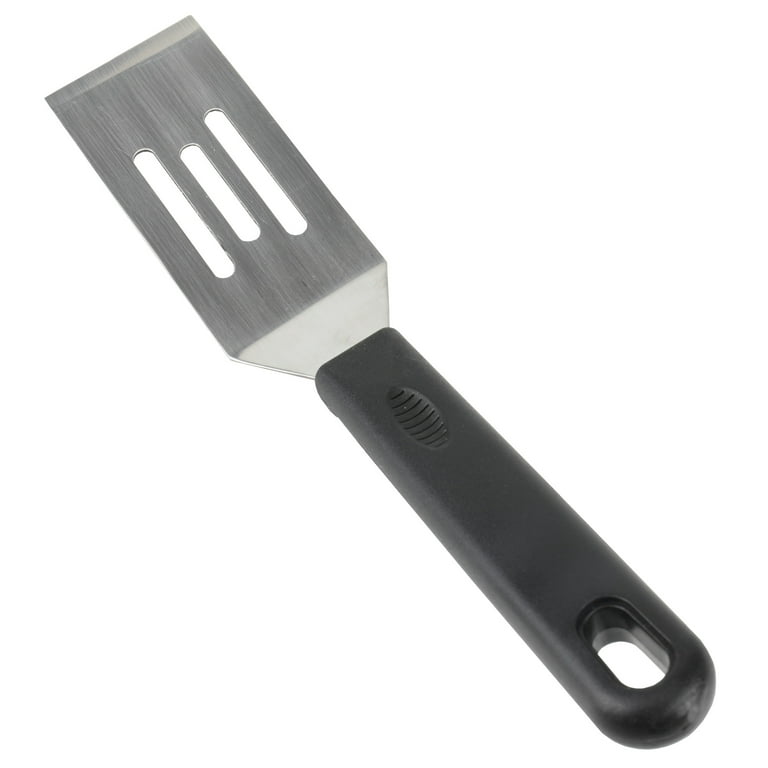 Pampered Chef Mini Serving Cookie Spatula Slotted Beveled Edge Black Handle
