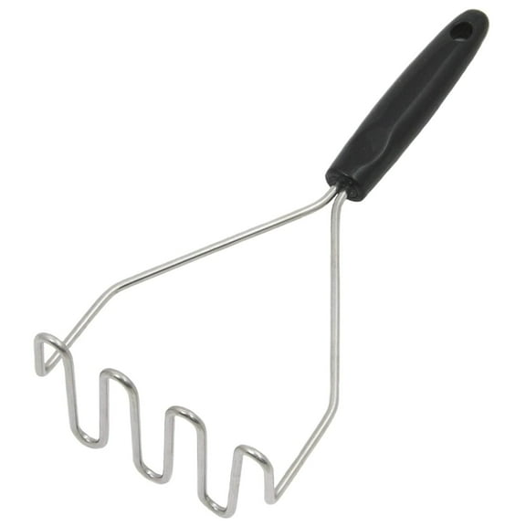 Chef Craft Select Stainless Steel Wire Hand Masher - Great for Mashed Potatoes, Avocado, Beans and More