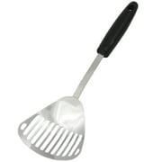 Chef Craft Select Sturdy Slotted Skimmer, 13 inch, Stainless Steel/Black