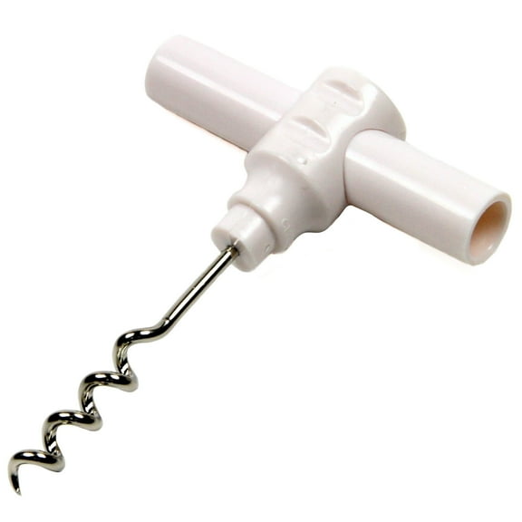Chef Craft Select Travel Corkscrew, 4 inches in Length, White