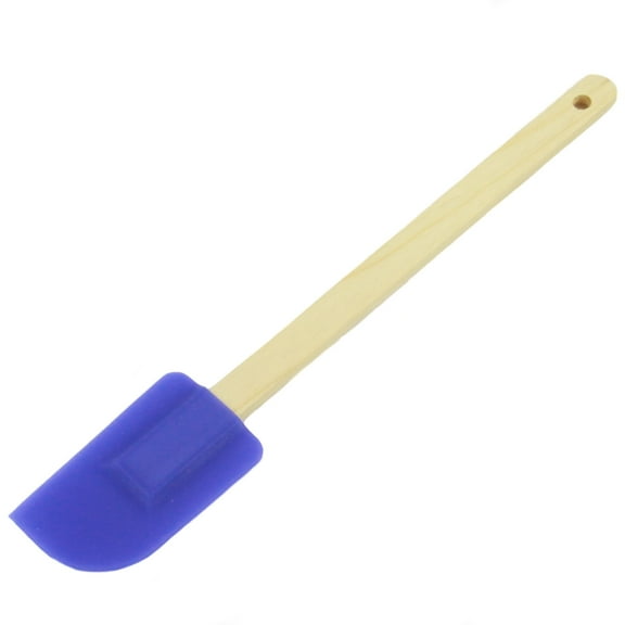 Chef Craft Select Wooden Handled Silicone Spatula, 12 inches in Length, Color May Vary