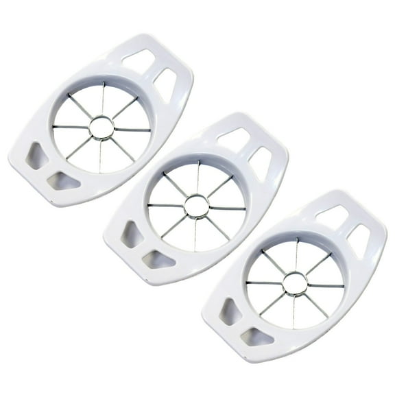 Chef Craft Stainless Steel Blade Apple Slicer, Wedger and Divider, Apple Cutter and Corer Tool 3 Pack
