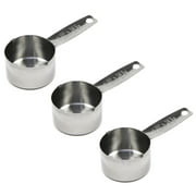 Chef Craft Stainless Steel Coffee Scoop Measurer - 2 Tbsp Measuring Cup 3 Pack