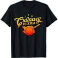 thumbnail image 1 of Chef Culinary Rockstar Funny Men Women Cook Cooking Vintage T-Shirt, 1 of 3