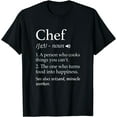 thumbnail image 1 of Chef Definition Funny Line Saying Cook Cooking Gifts Chefs T-Shirt Black Medium, 1 of 4