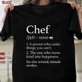 thumbnail image 1 of Chef Definition Funny Line Saying Cook Cooking Humor Gift Top Unisex T-Shirt up to size 5XL, 1 of 2