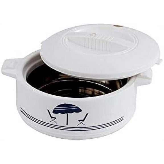 Chef Deluxe Hot-Pot Insulated Casserole Food Warmer/Cooler, 5-Liter, White