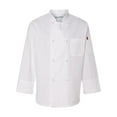 thumbnail image 1 of Chef Designs 0414 Men's Eight Knot Button Chef Coat - White - Large, 1 of 1