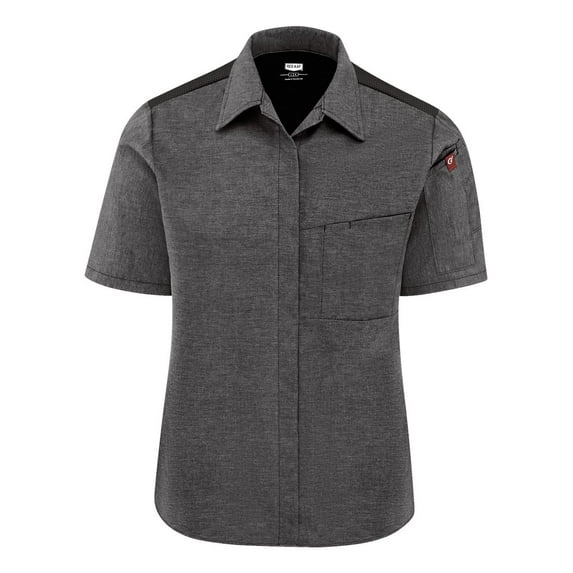 Chef Designs 501W Women's Poplin Airflow Cook Shirt with OilBlok
