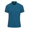 thumbnail image 1 of Chef Designs B74030765 Women Airflow Raglan Chef Coat, Teal & Teal Mesh - Large, 1 of 4