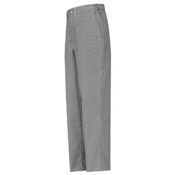 Chef Designs Cook Pant with Zipper Fly - Black/White Check