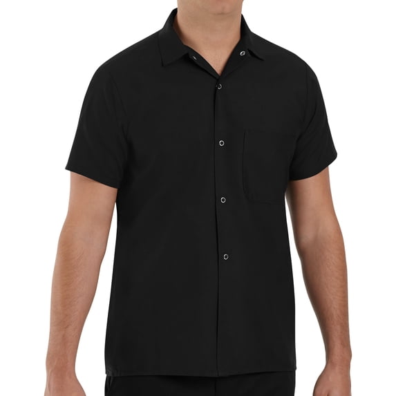 Red Kap Men's Short Sleeve Cook Shirt