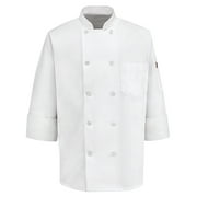 Chef Designs® Men's Ten Pearl Button Chef Coat
