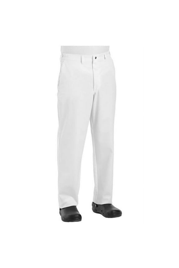 s 2020WH-28-35 Mens Cook Pant, White - Size 28 - 35 in. Inseam