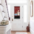 thumbnail image 1 of Chef Door Curtains for Door Window, French Sidelight Front Back Door Curtains With Tieback, Cartoon Red Food Cooking Black White Buffalo Check Kitchen Rod Pocket Drapes Panel, 25"x40", 1 of 5