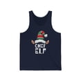 thumbnail image 1 of Chef Elf Christmas Unisex Tank Top, XS-2XL Holidays Xmas Elves, 1 of 2