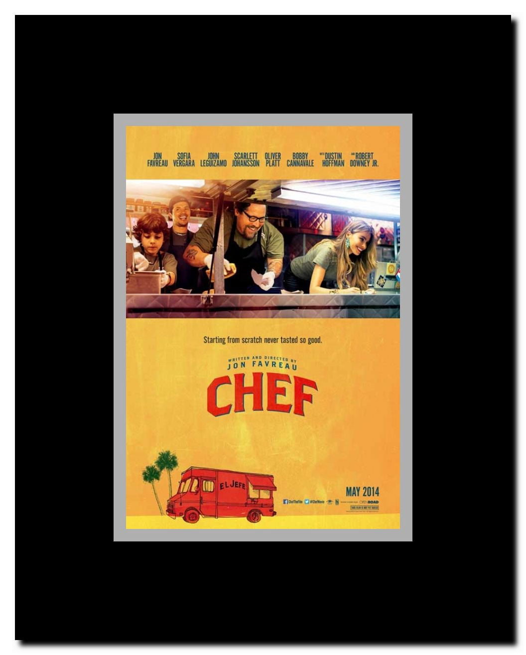 Chef Framed Movie Poster
