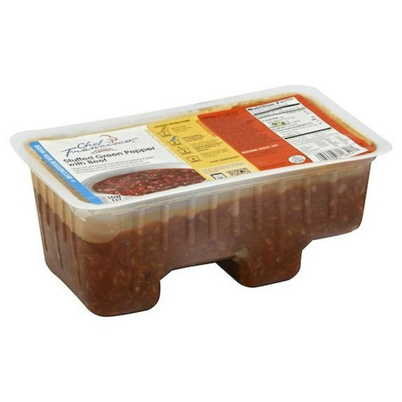 Chef Francisco Stuffed Green Pepper with Beef Soup, 4 Pound -- 4 per case
