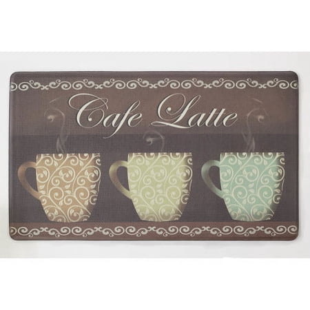 Chef Gear Coffee Kitchen Mat, 20 in x 32 in