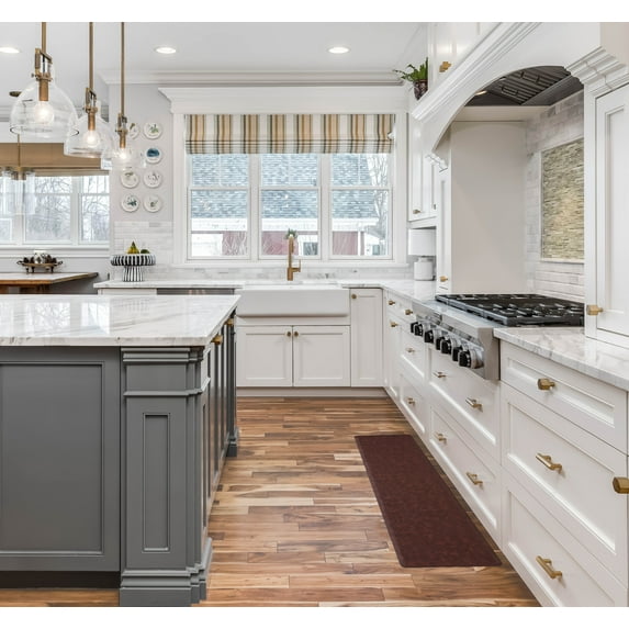 Chef Gear Marni Wellness Kitchen Mat, Red, 17.5" x 60"