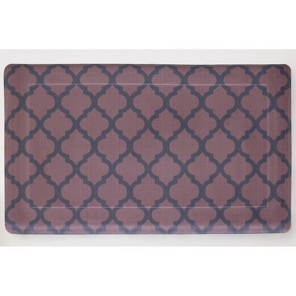 Chef Gear Quatrefoil Anti-Fatigue Gelness Comfort Chef Kitchen Mat, 24" x 36", Multiple Sizes