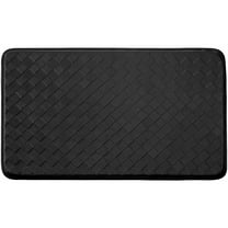 Chef Gear Traditional Black Kitchen Mat, 2' x 3', Skid-Resistant