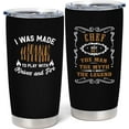 thumbnail image 1 of Chef Gifts for Men - Birthday/Christmas Gifts for Chef - Cooking Lovers Gift - Chef Gift for Dad/Grandpa/Husband, 20 oz Insulation Stainless Steel Tumbler, 1 of 6