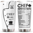 thumbnail image 1 of Chef Gifts for Men Women Tumbler, Gifts for Chefs, Cooking Lovers Gift Ideas, Baking Gifts for Women, Chef Birthday Gift, Culinary Gifts for Women Coffee Tumbler 20 Oz, 1 of 6