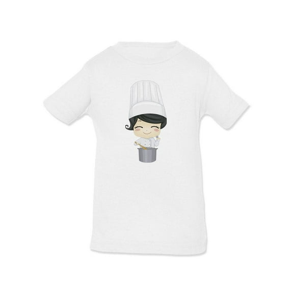 Chef Girl T-Shirt Toddler -Image by Shutterstock, 4 Toddler