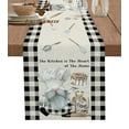 thumbnail image 1 of Chef Gnome Cake Dessert Plaid Table Runner Home Wedding Table Flag Mat Centerpieces Decoration Party Dining Long Tablecloth, 1 of 6
