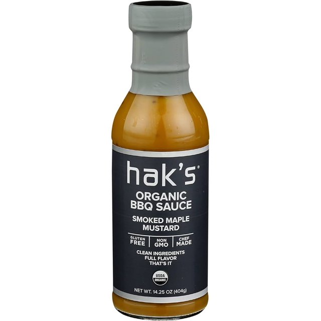 Chef Hak's ORGANIC SMOKED MAPLE MUSTARD BBQ SAUCE