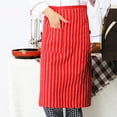 thumbnail image 1 of Chef Half Cut Work Apron, High Quality With Easy Cleaning Breathable And Fade Resistant, For Kitchen Restaurant Hotel Commercial And Party Use, 1 of 4