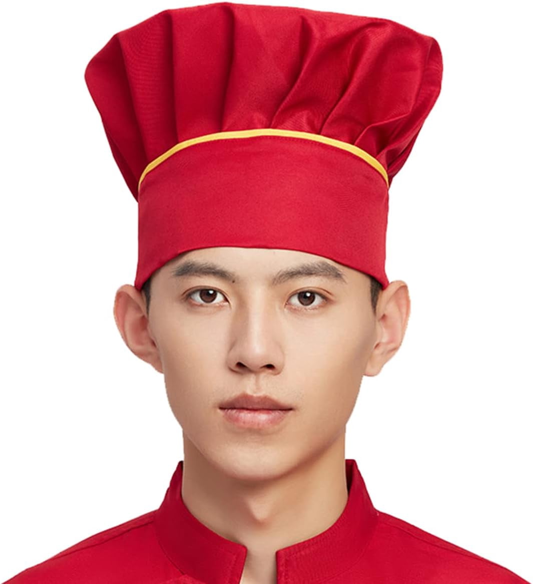 Chef Hat Adult Adjustable Elastic Baker Kitchen Cooking Chef Cap with ...