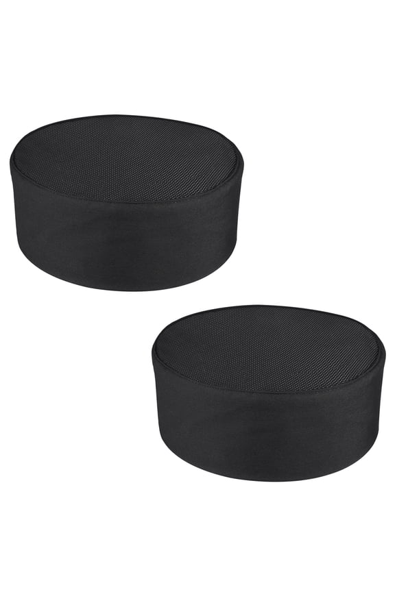 Chef Hat Beanie Cap Black Bonnet for Sleeping Men Dress Hats Breathable Protective Fluffy Frosted Women's Miss