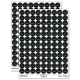 thumbnail image 1 of Chef Hat Cooking 200+ Round Stickers - Black - Matte Finish - 0.50" Size, 1 of 3