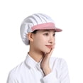 thumbnail image 1 of Chef Hat Kitchen Cooking Chef Cap Food Service Hair Nets B-Red, 1 of 2