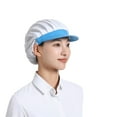 thumbnail image 1 of Chef Hat Kitchen Cooking Chef Cap Food Service Hair Nets C-Blue, 1 of 3