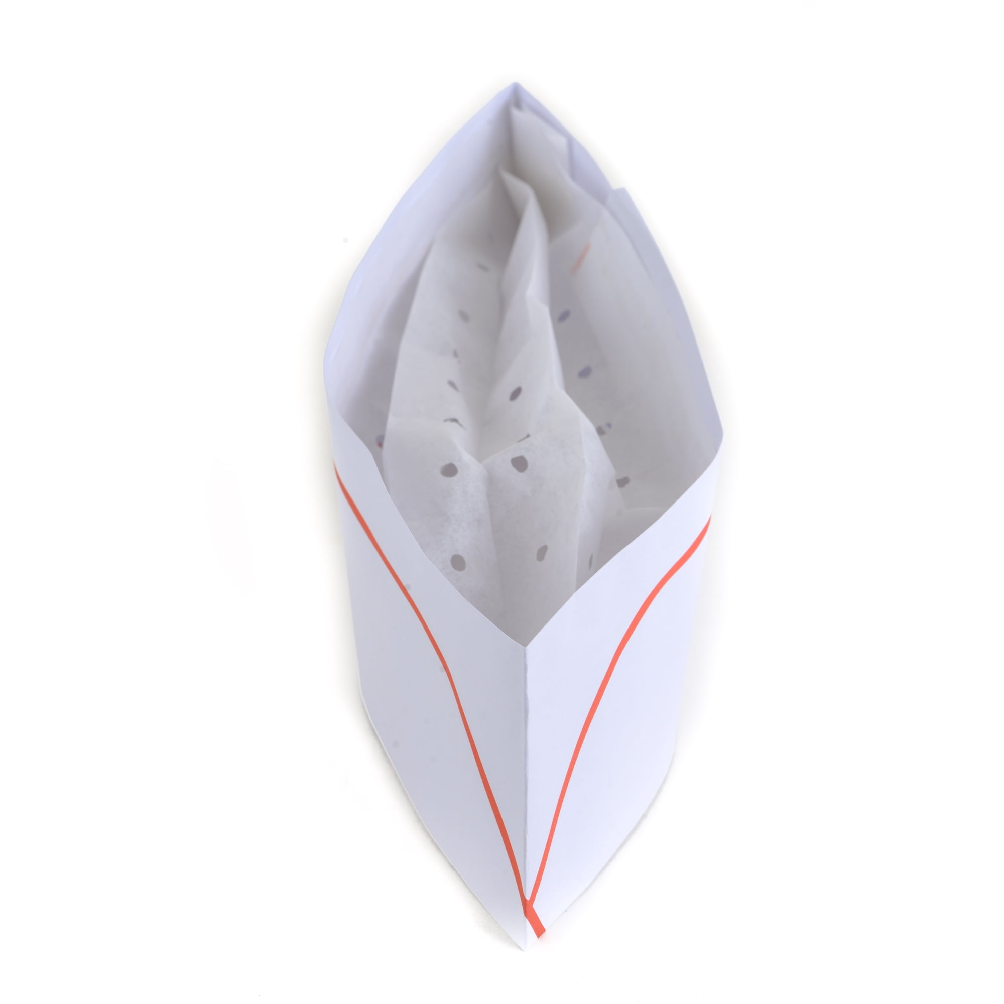 Withe Papir Chef Hat's - 300 Count Disposable White Paper Chef Hat - One Size Fits ...